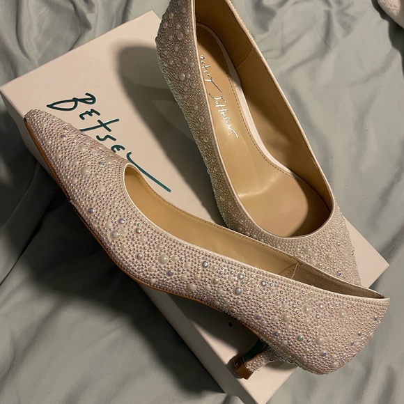 Betsey Johnson Shoes - Betsey Johnson Scout Pearl Heels